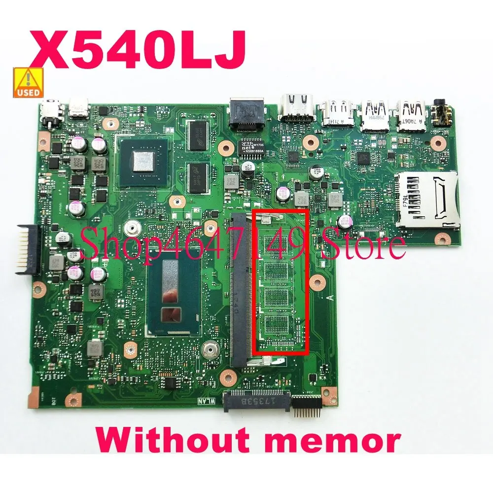 

Материнская плата X540LJ GT920M/1G материнская плата для ноутбука REV 2,0 для ноутбука ASUS X540 X540L X540LJ A540L, материнская плата X540LJ 100%, б/у