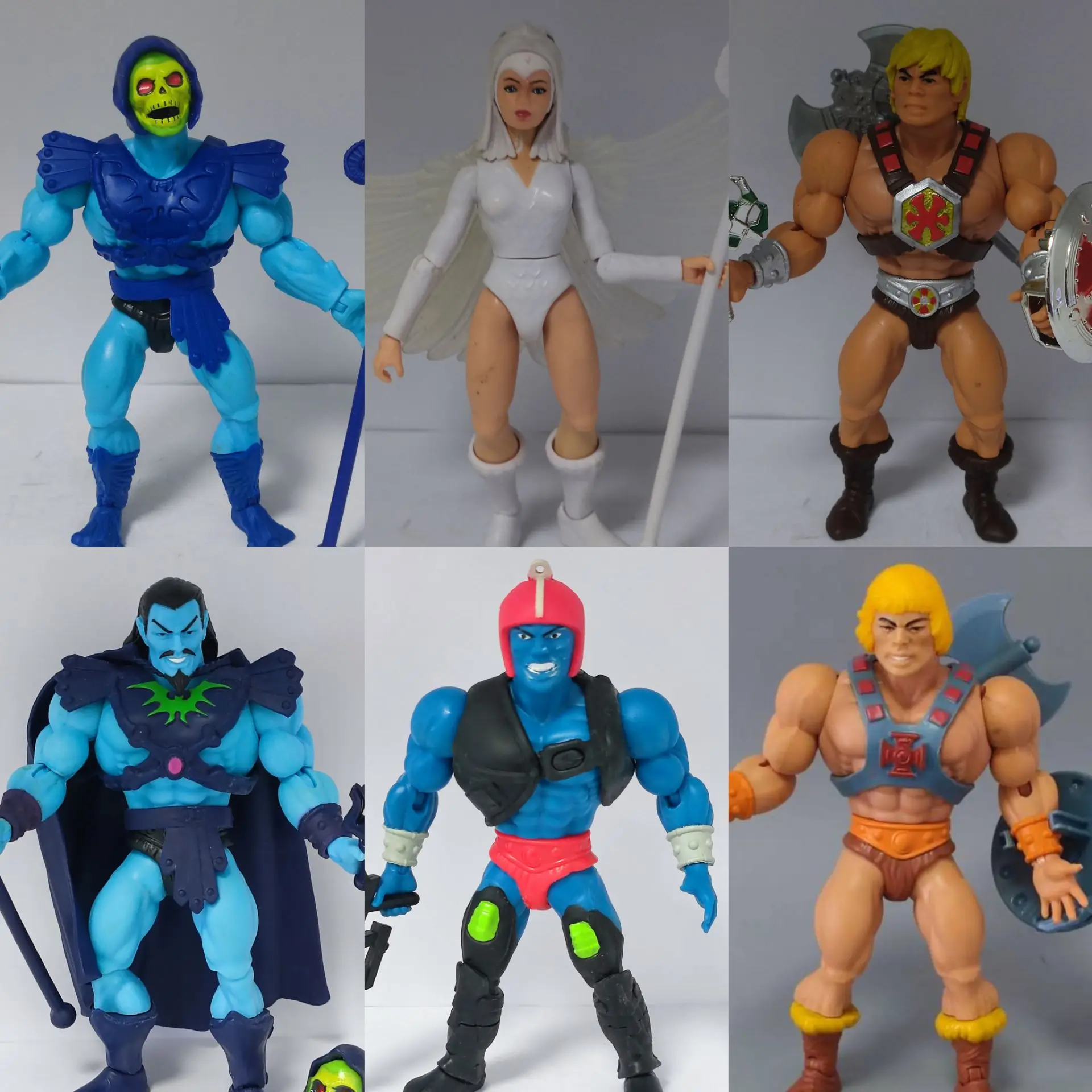 Фото Свободная фигурка He man Motu Retro Skeletor Sorceress Keldor Kronos 5 дюймов №1