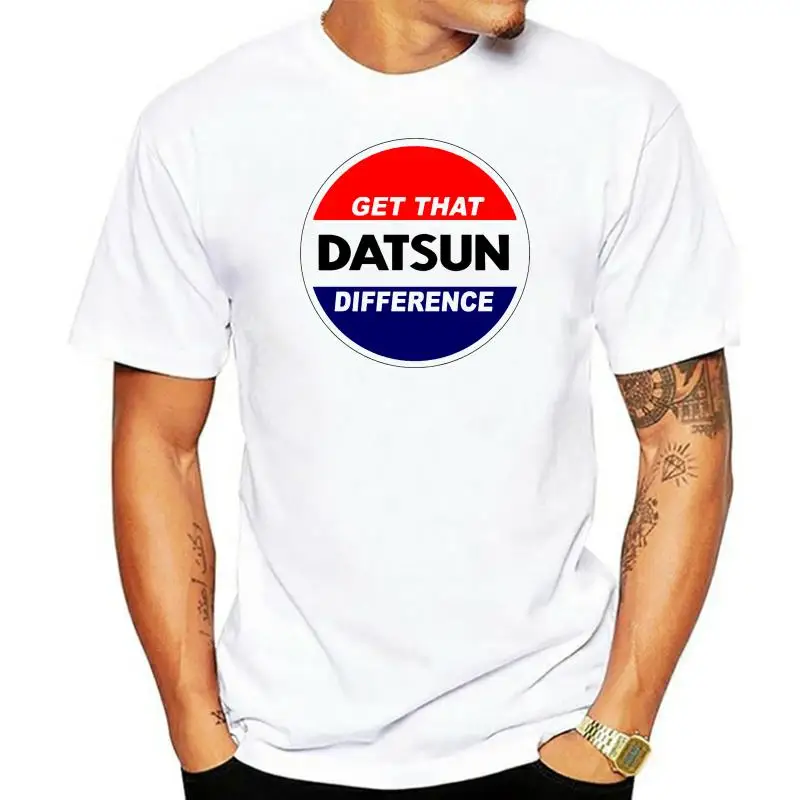 

Datsun vintage white t shirt