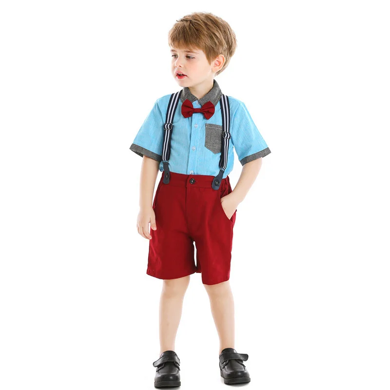 

boys suit kids Clothing sets thanksgiving outfits New Arrivals school outdoor