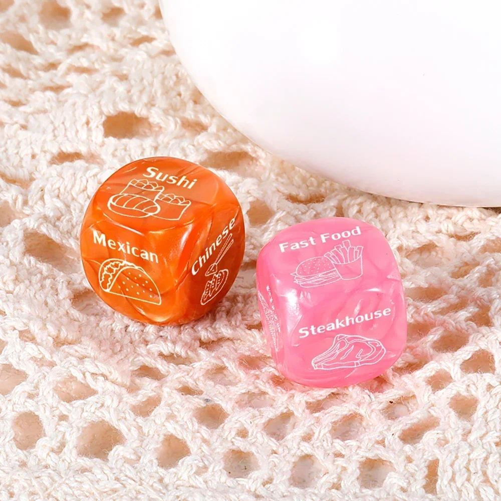 

Food Dice Personalized Custom Decision Dice Funny Date Night Gift for Women Men Couple Prediction Decision What to Eat Idea Gift