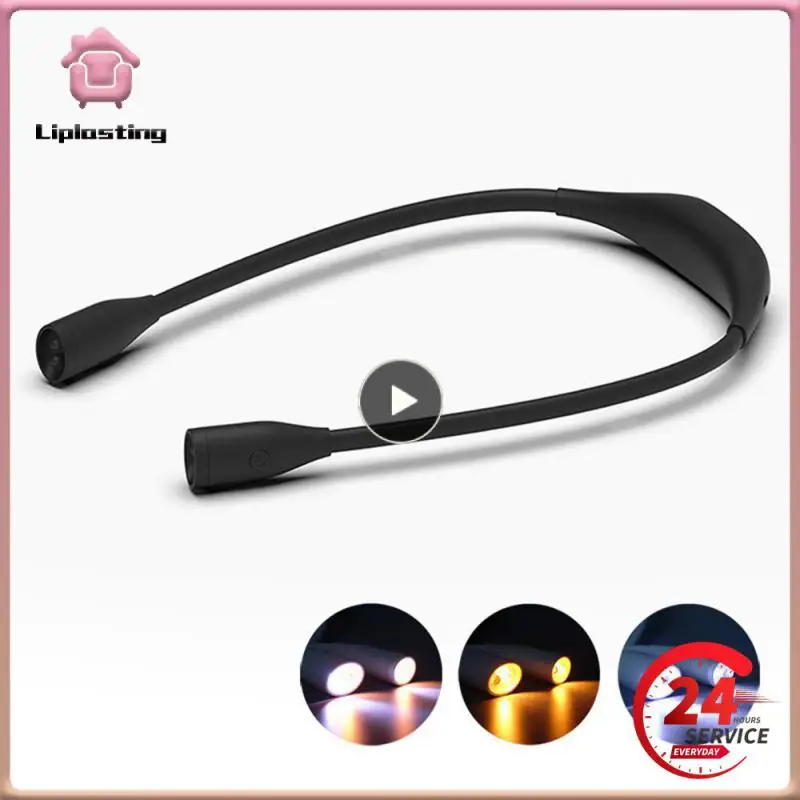 

Rechargeable Indoor Lighting Novelty Hanling Read Lamp Touch Dimming Usb Charging Led Lamp Neck Lamp Outdoor Night Running Light