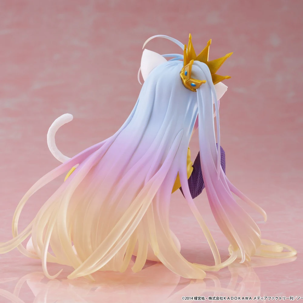 Оригинальные настольные игрушки TAITO Cute No Game Life Shiro аниме-модель украшение 13 см Kawaii