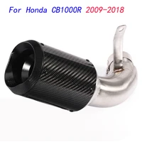 escape motorcycle middle link pipe and exhaust muffler stainless steel exhaust system for honda cb1000r 2009 2018