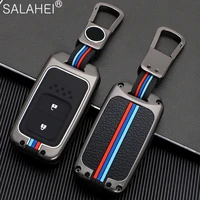 zinc alloy car remote key cover case for honda accord vezel jazz city civic pilot crv hrv crosstour jed crider fit freed odyseey