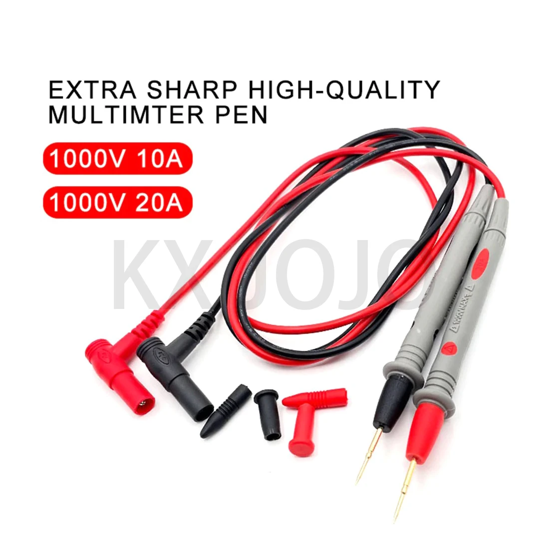 

Universal Digital 1000V 10A 20A Thin Tip Needle Multi Meter Test Lead Probe Wire Pen Cable Multimeter Tester KRE 1Pair