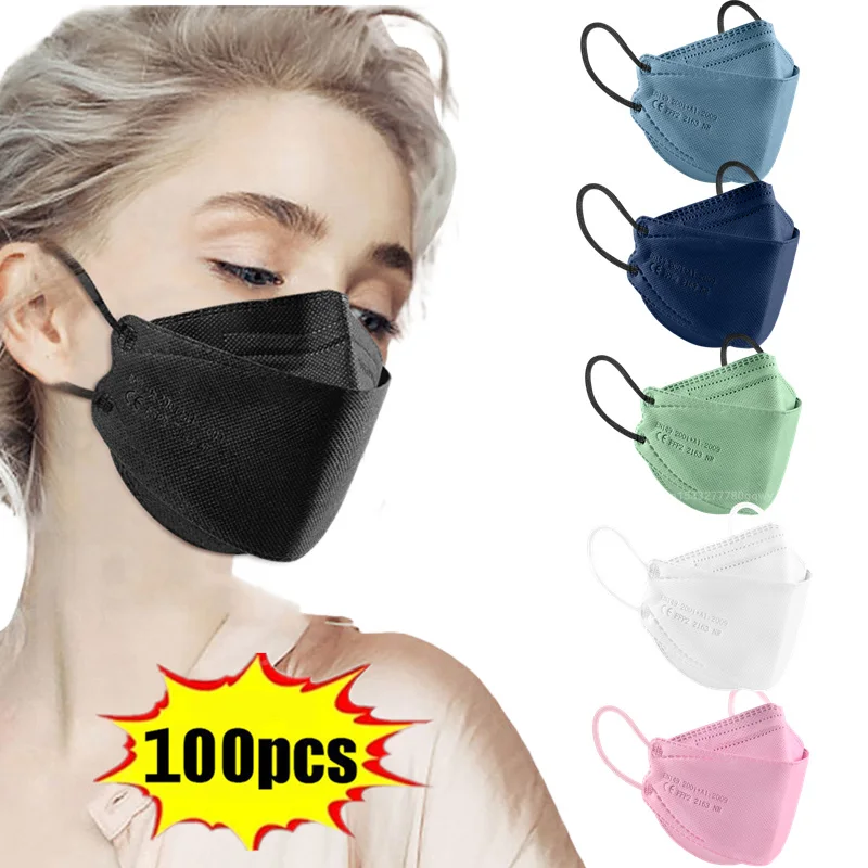 Ffp2mask маска для рыбы KN95 Mascarillas FPP2 взрослая маска Morandi FFP2mask 4-слойная FFP2 одобренная маска для лица FFP2 респираторная маска FFP2