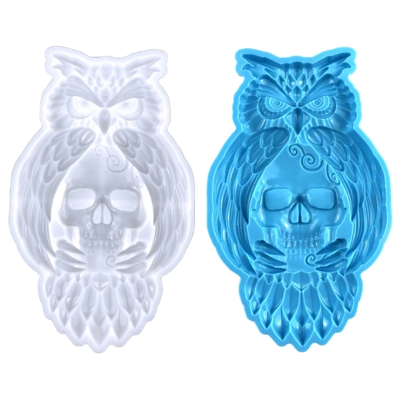 

Owl Skull Decor Mold DIY Desktop Ornaments Pendant Jewelry Epoxy Resin Mold