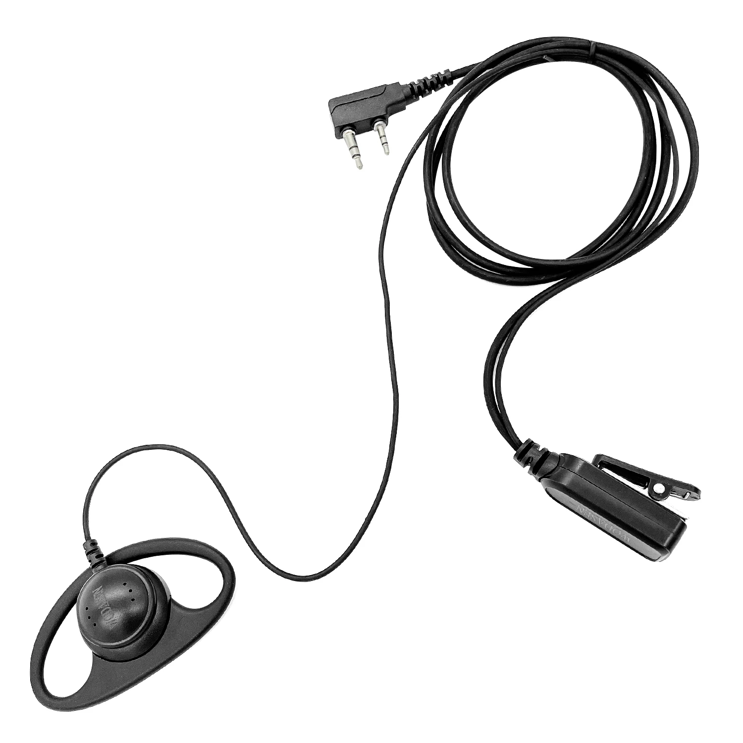 2 Pin PTT MIC Headset Covert Acoustic Tube In-ear Earpiece For Kenwood TYT Baofeng UV-5R BF-888S CB Radio Accessories