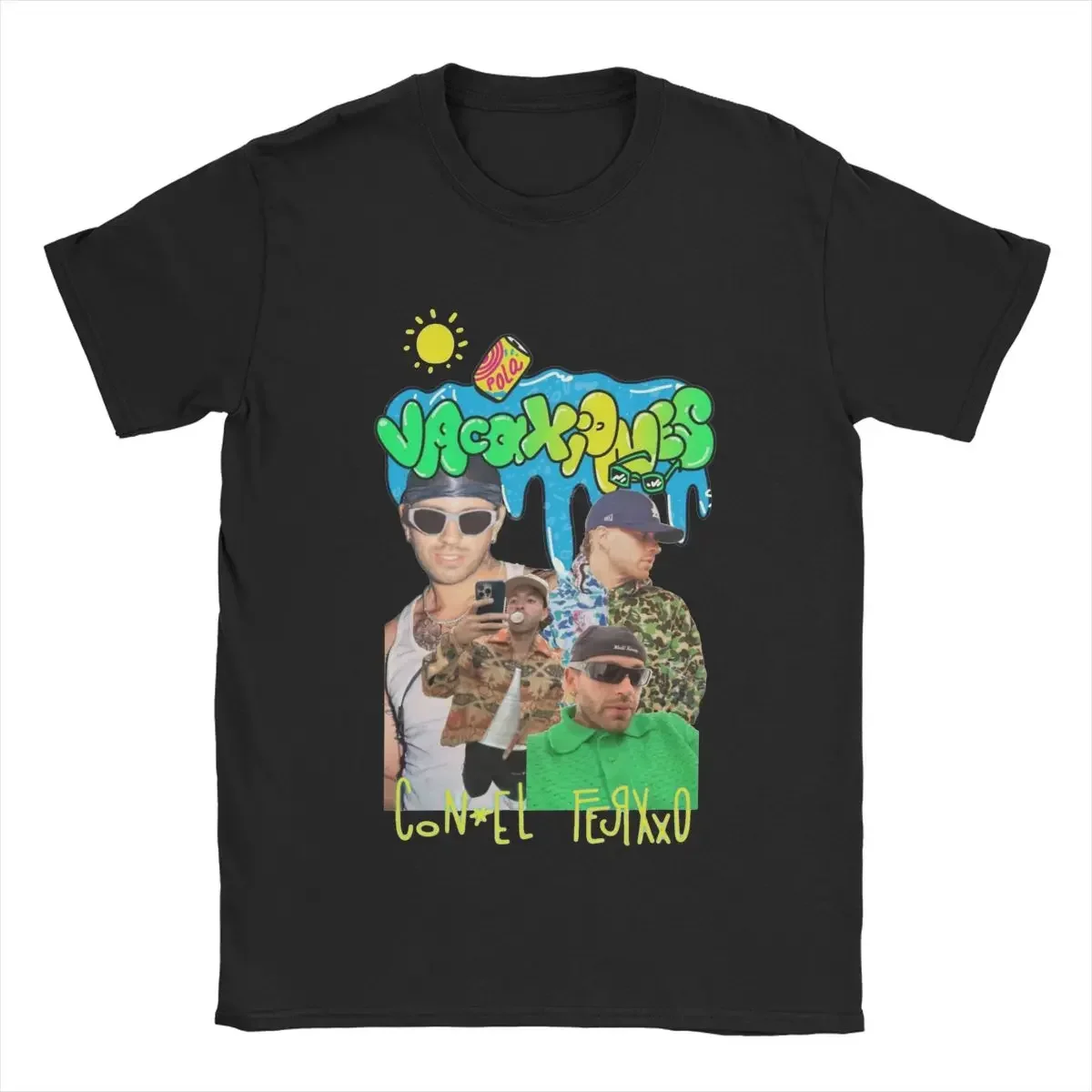 Мужская Ретро футболка с коротким рукавом и круглым вырезом