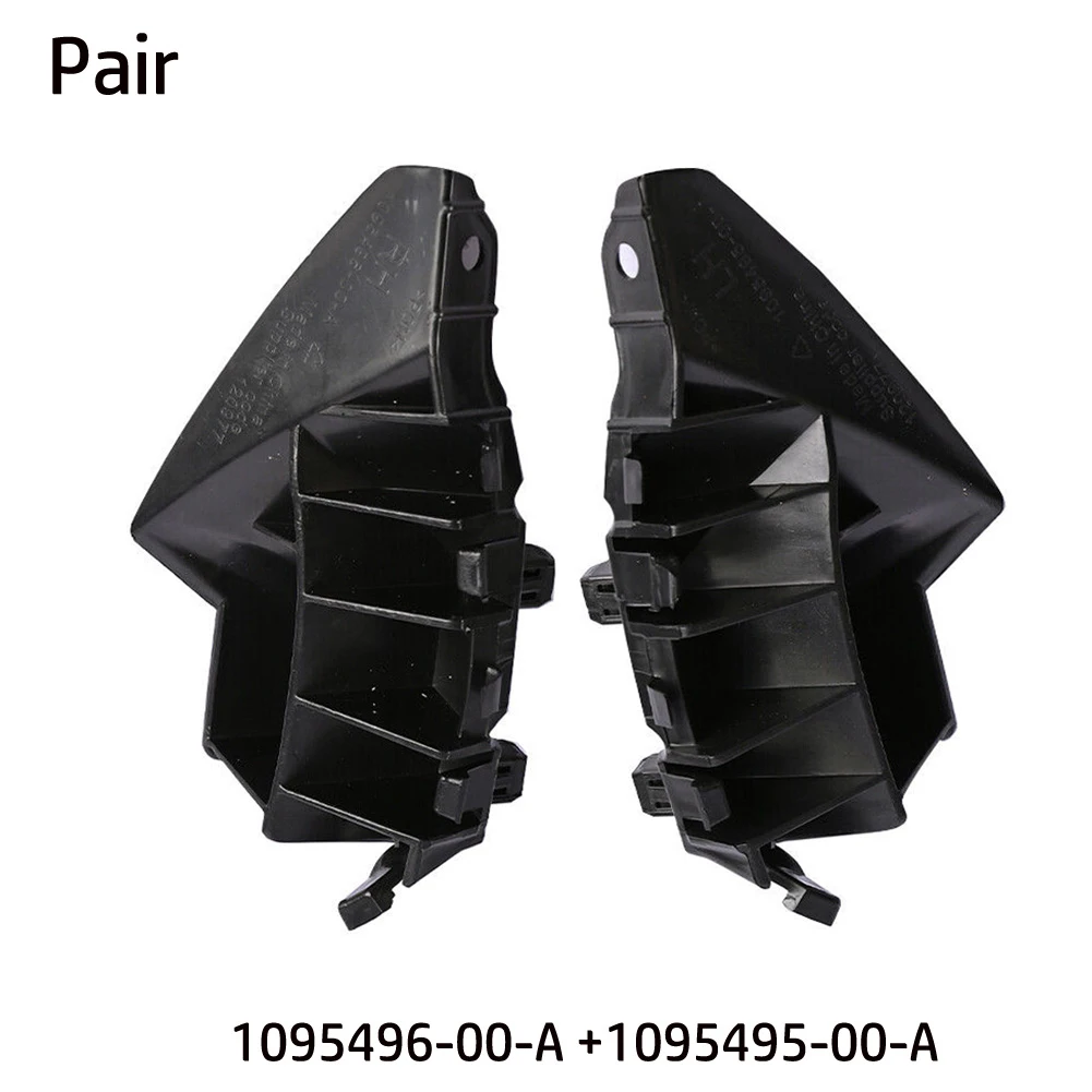 

Pair Bumper Fender Bracket Replacement Vehicle 1095495-00-A 1095496-00-A Accessories Front For Tesla Model S 12-21