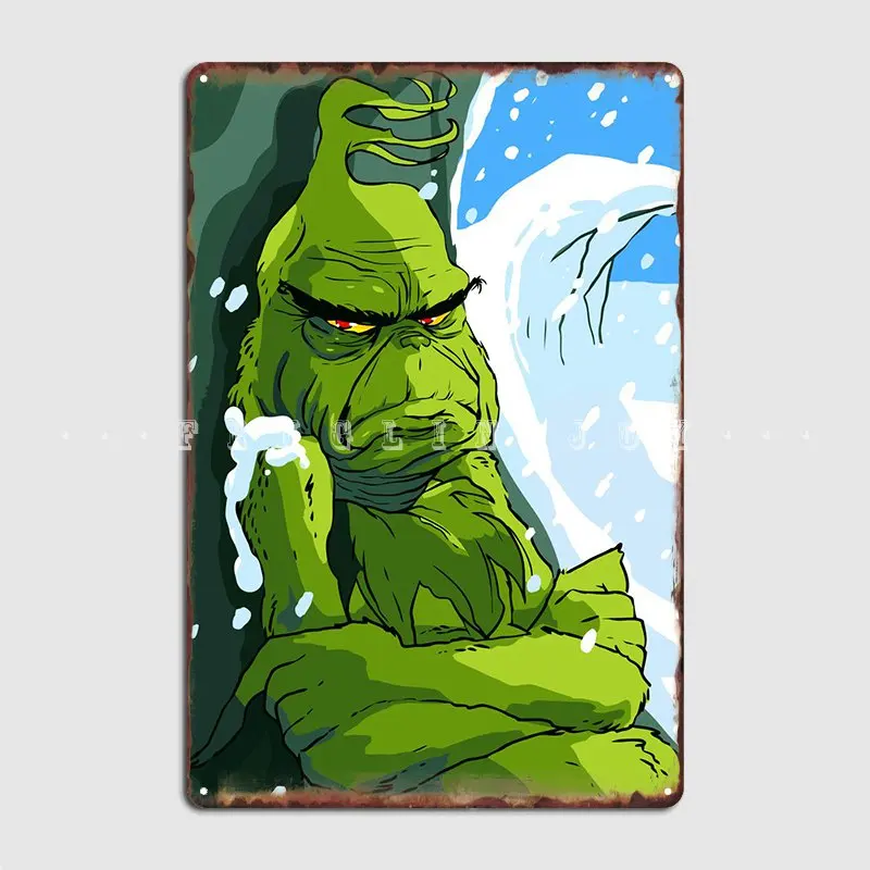 

Xmas Thief Metal Sign Home Wall Plaque Wall Cave Custom Tin Sign Poster
