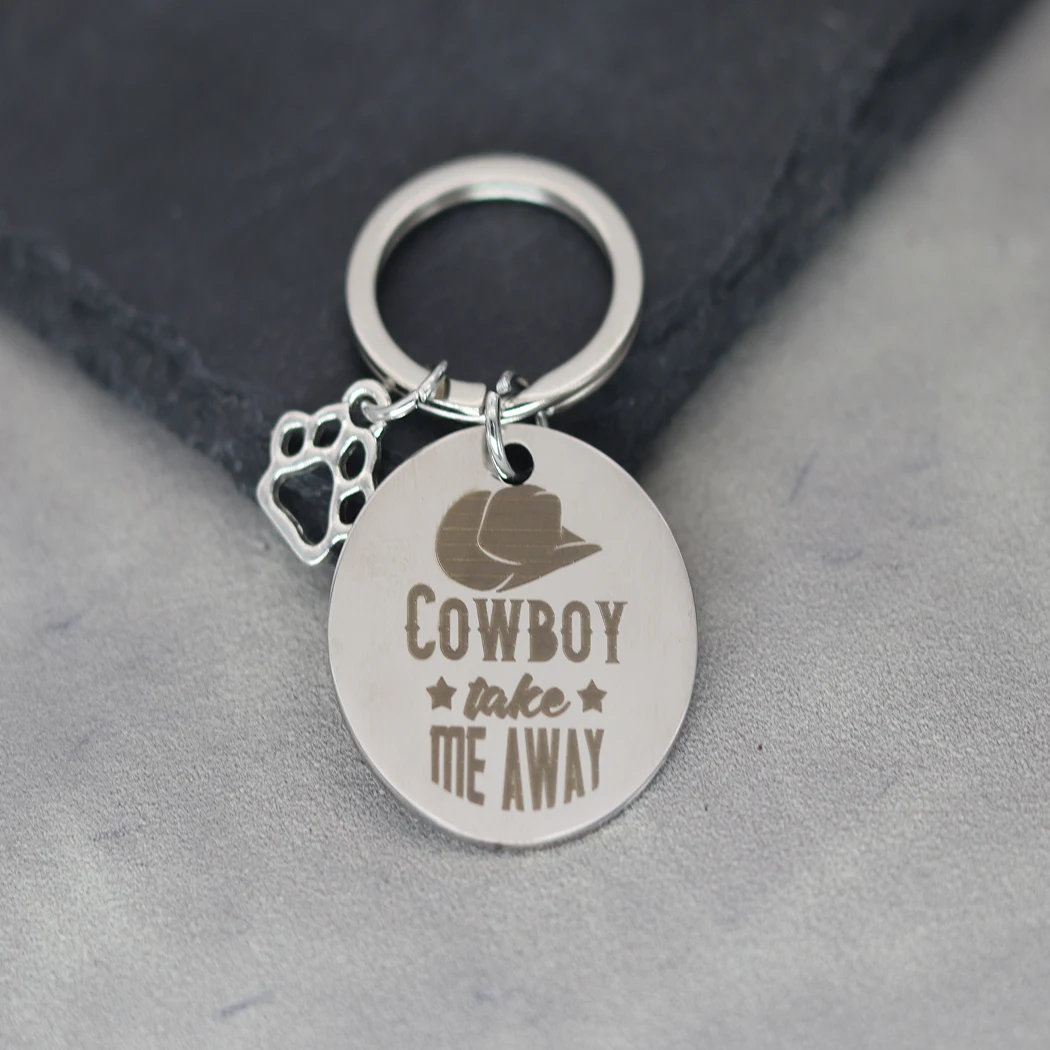 Брелок для ключей с надписью take ME AWAY