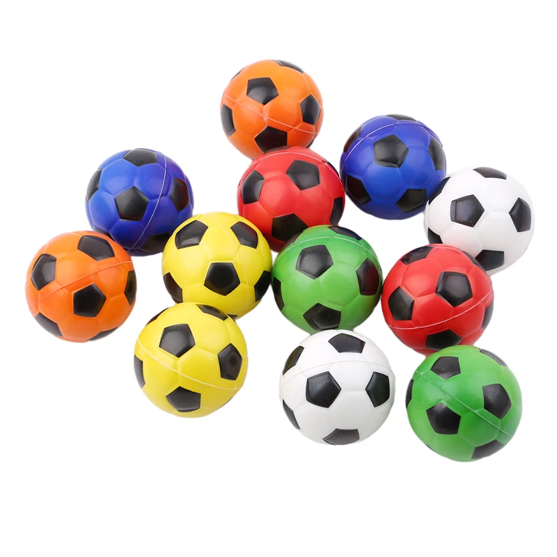 

New 12pcs/pack Kids Toy Hand Football Exercise Soft Elastic Squuze Stress Reliever Ball Kid Small Ball Toy Adult Massage Toys