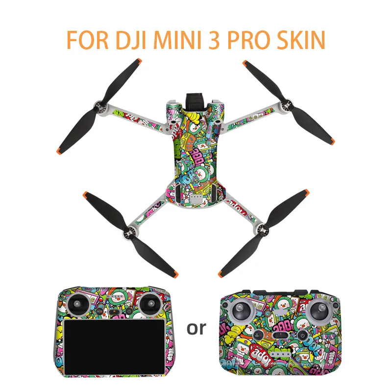 

Skin Sticker For Mini 3 Pro Skin Full Body Remote Control Sticker Scratch Resistant Waterproof PVC Skins Drone Accessories