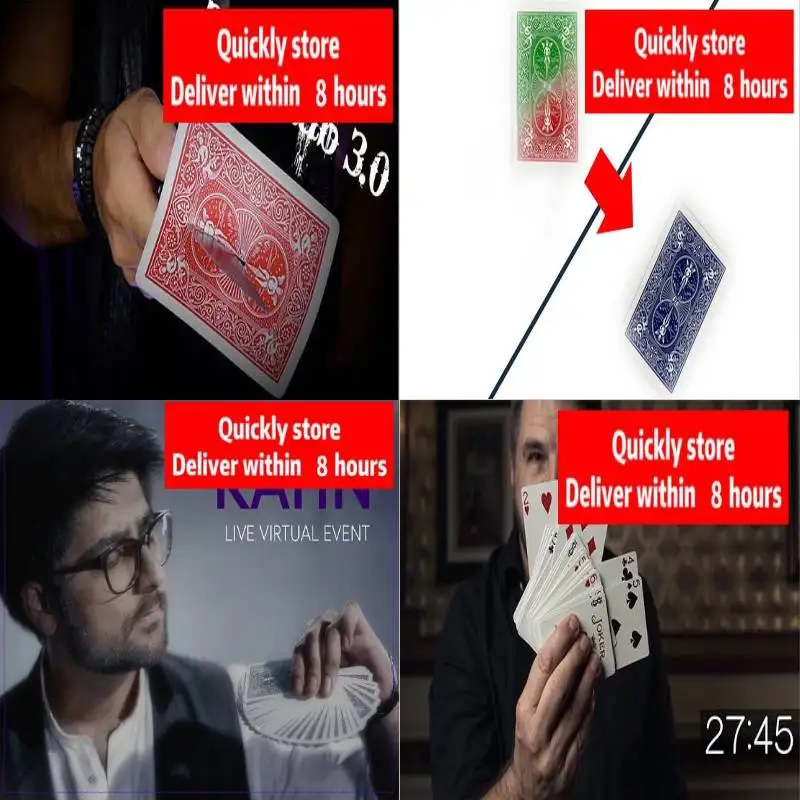 

Color Vision Card by JL,Clock Deck by Juan Pablo,Deck Stab 3.0 by Adrian Vega,A Virtual Live Event by Shay Kahn Magic Tricks