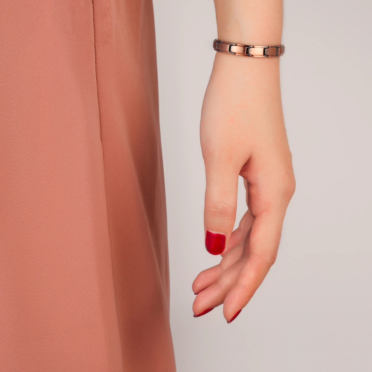 Женский Магнитный лечебный браслет из чистой меди с сильными магнитами для