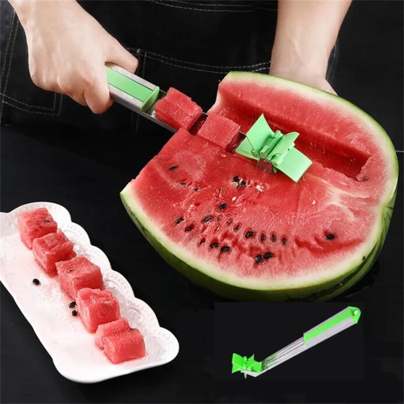 

Stainless Steel Watermelon Slicer Cutter Knife Corer Fruit Vegetable Tools Kitchen Gadgets Accessories Home Kitchen Tool