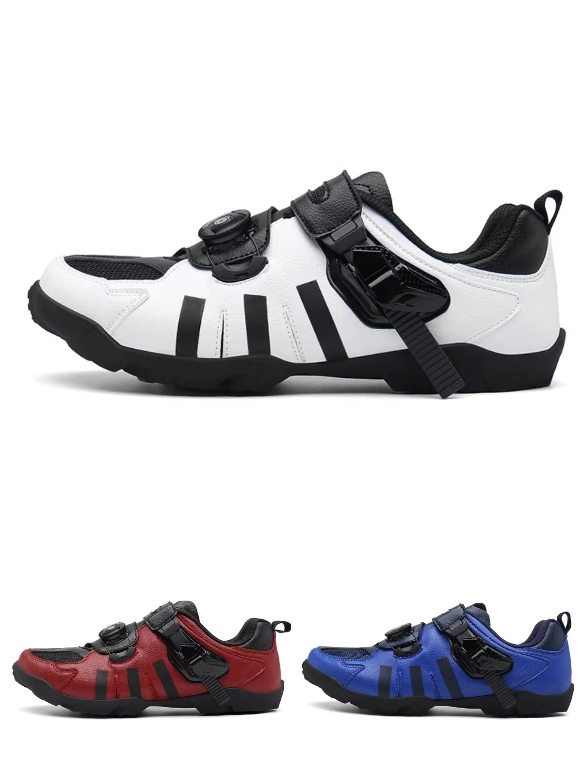 

Lightweight wearable cycling shoes Women's fashion sports shoes Breathable non-slip outdoor bicycle rubber soled shoes