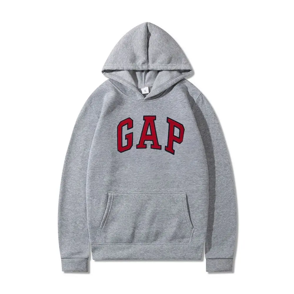 

GAP Hoodie Men's Casual Sports Cool Hoodies Printed Fleece Oversized Hoodie Fashion Hip Hop Street Sweater S-3XL