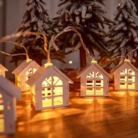 2m led string lights garland bedroom home decoration xmas lights outdoor wooden house warm white holiday lighting party lights