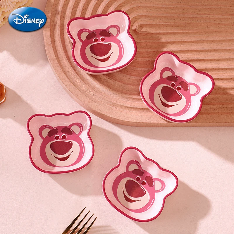 Керамическая боковая тарелка Disney Lotso закуска разноцветная миска с изображением