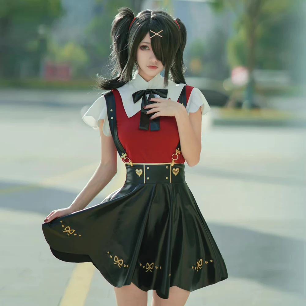 

Костюм для косплея Hololive KAngel-chan для девочек, красивый матросский костюм лазер JK, полный комплект для косплея на Хэллоуин