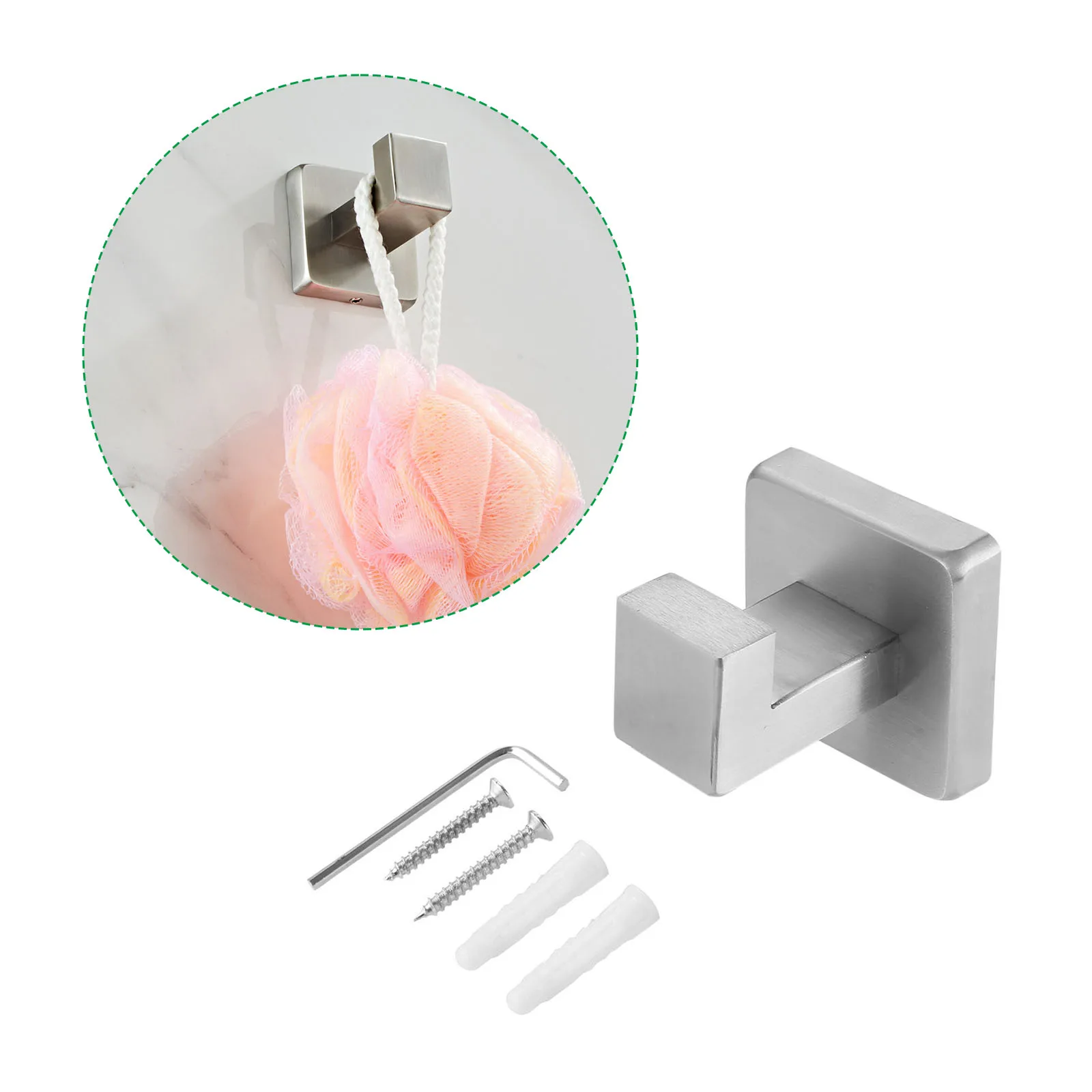 Decor Kitchen Bathroom Wall Towel Fit For Bag Hat Mask Key T