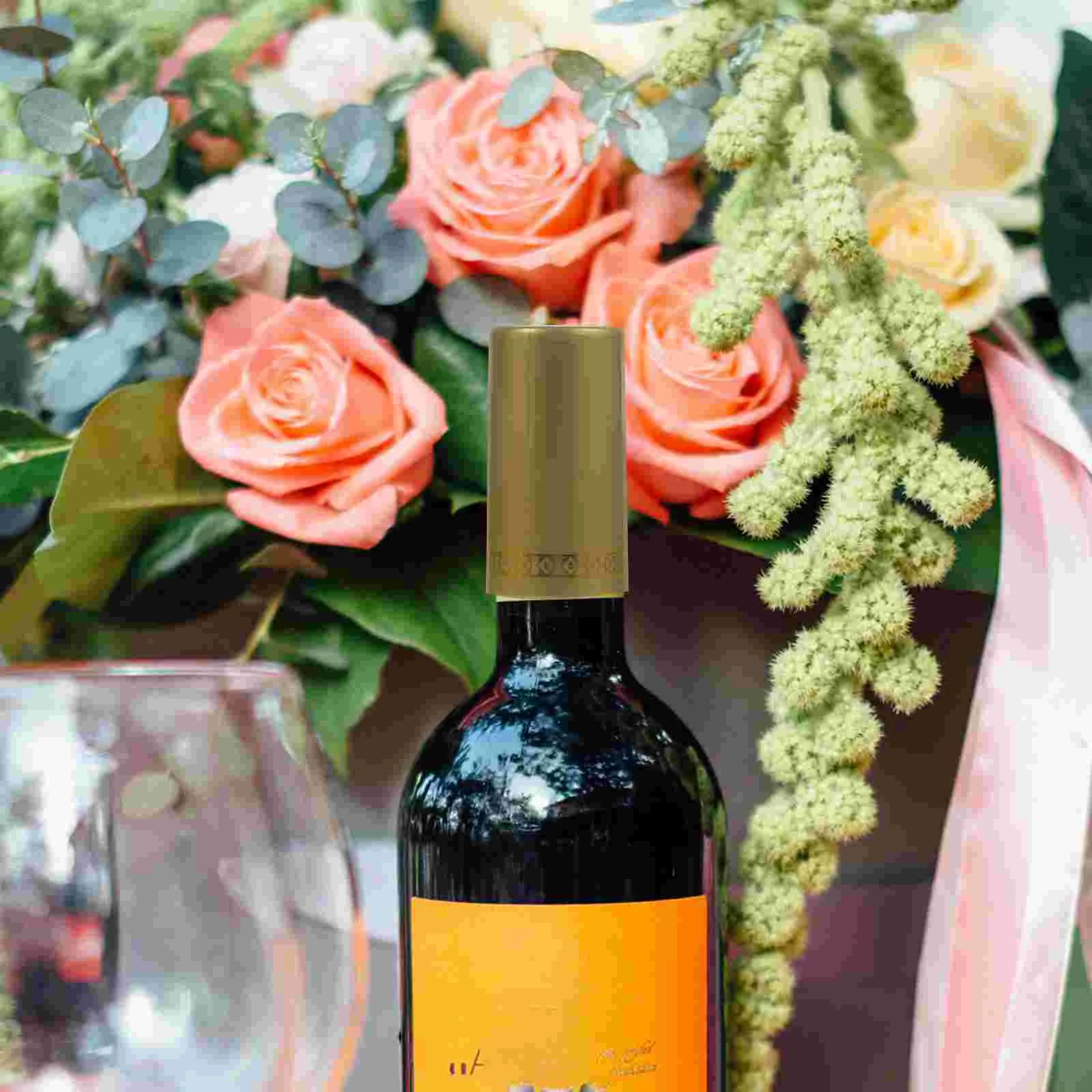 100 шт. красная крышка для бутылки термоусадочная капсула верхняя часть