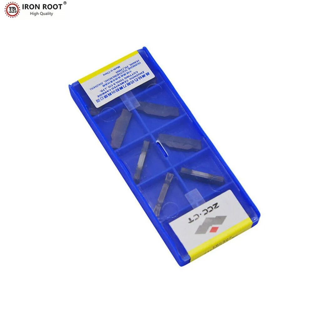 10 шт. .ZTED02503-MM YBG205 + 2P QEED1616R17 Твердосплавная канавочная пластина с ЧПУ