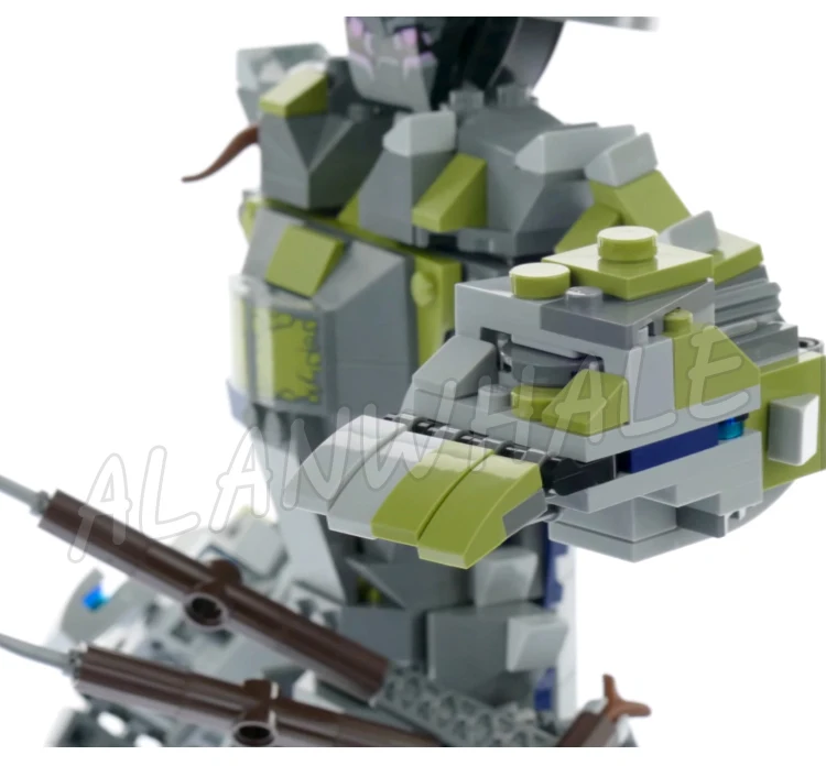 550 шт. Shinobi Oni Титан самурай мех Harumi Lord Disc Shooter положительные руки 10937 наборы