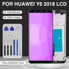 5,7 дюймовый дисплей для Huawei Y6 2018, ЖК-дисплей для Honor 7A Y6 Prime 2018, сенсорный экран с дигитайзером в сборе
