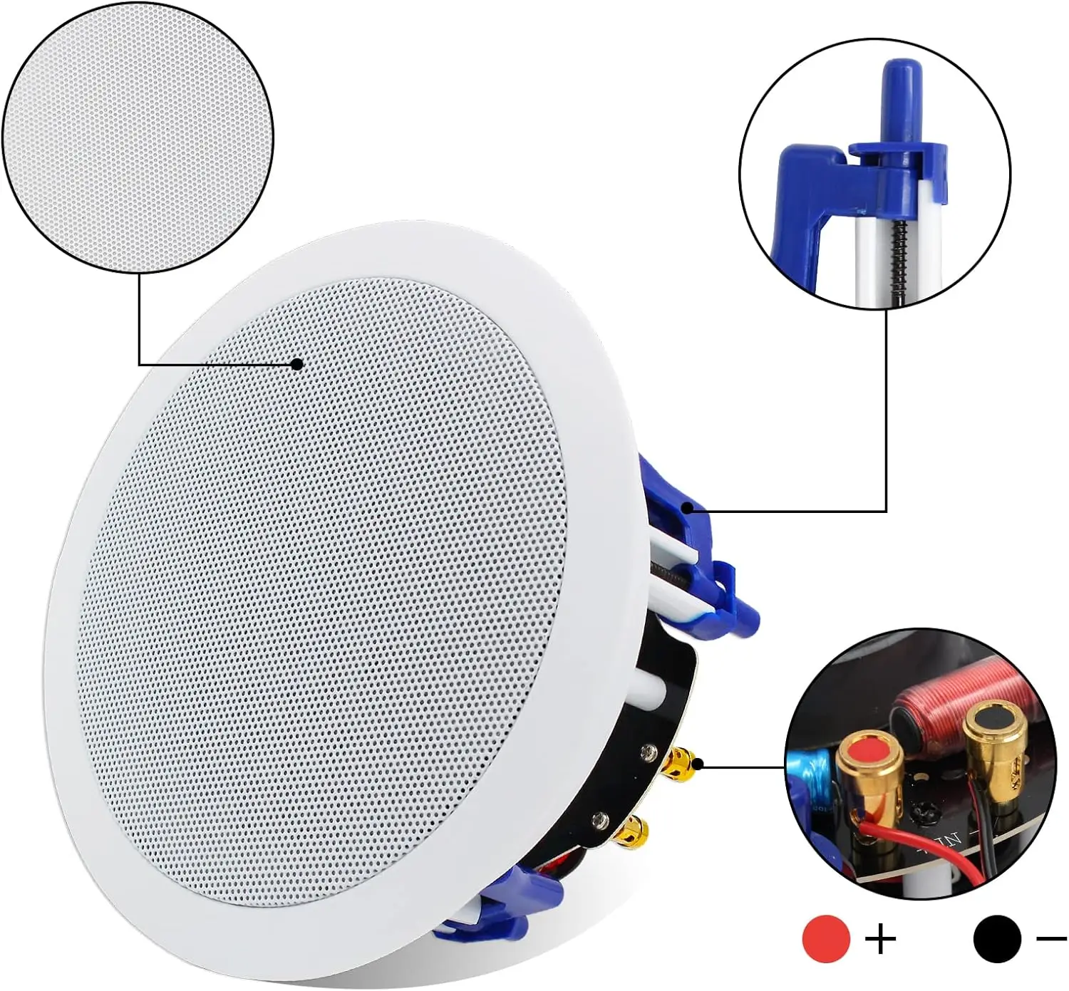 Потолочные Bluetooth-колонки Herdio 5 25 дюйма максимальная мощность 600 Вт