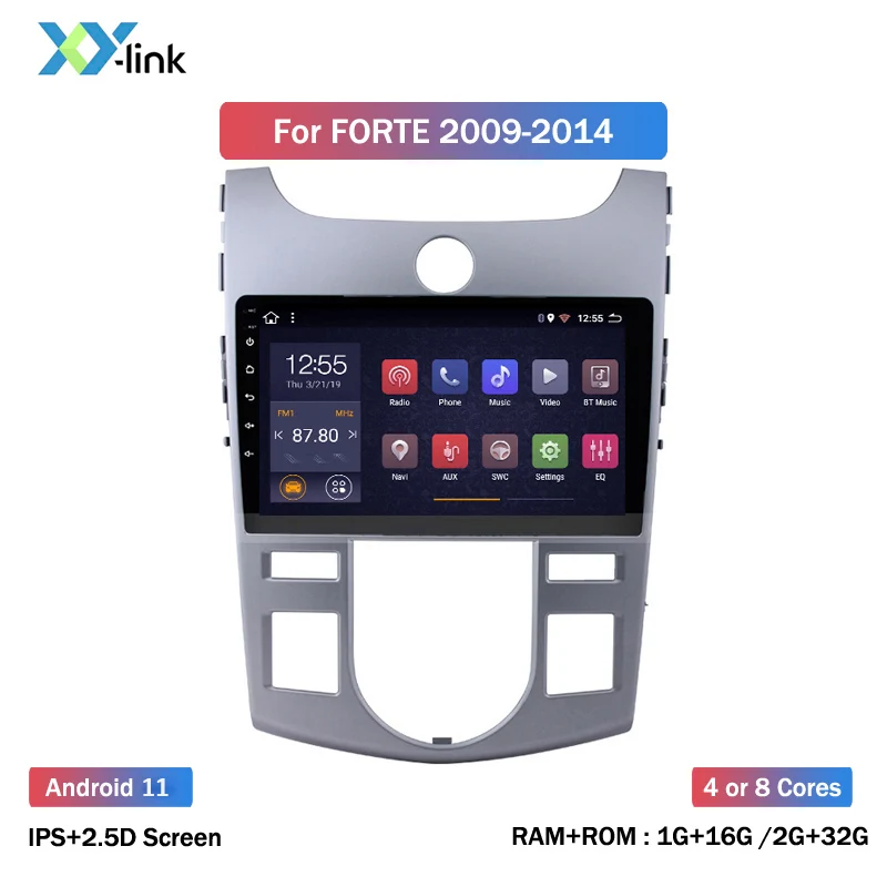 

9 Inch Screen Android Car Radio For KIA Forte Cerato 2008-2014 GPS Navigation System MultimediaPlayer Bluetooth No 2 Din Dvd