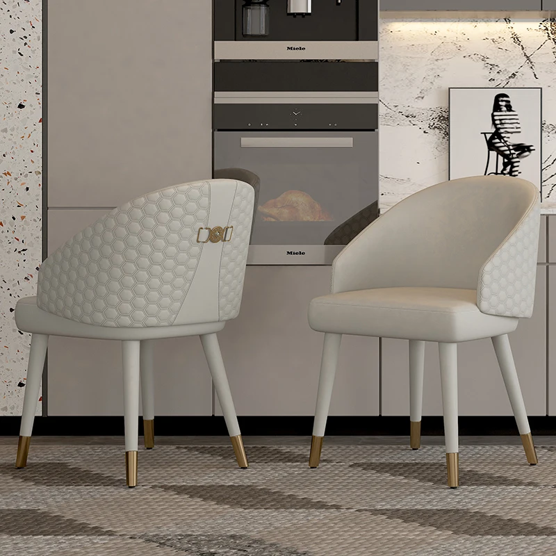 

Простой и современный легкий роскошный обеденный стол и стул, роскошный обеденный стул