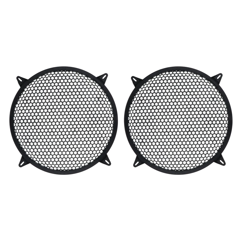 

2X Subwoofer Grid Car Speaker Amplifier Grill Cover Mesh - 10 Inch