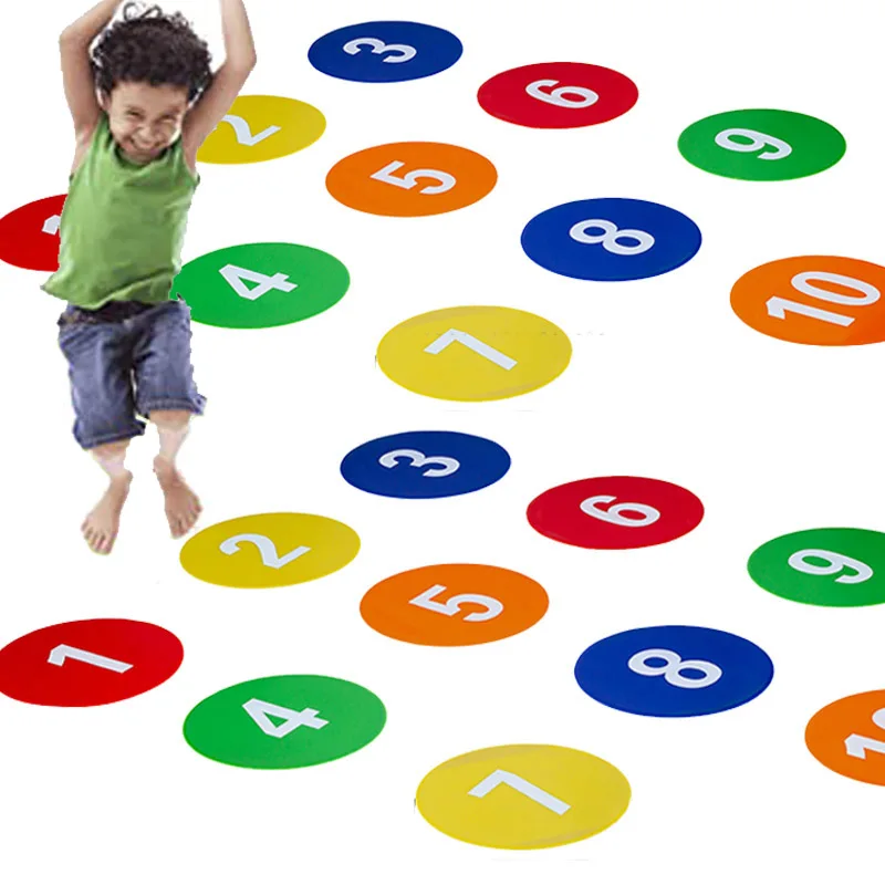 

Spot Markers Floor Hopscotch Games For Kids Aldult Sensory Play Sports Entertainment Football Basketball Speed Agility Training