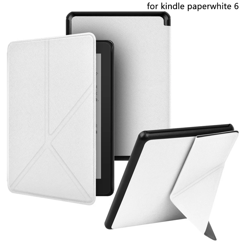 Складной защитный чехол с ручкой и держателем для Kindle Paperwhite 6 2024 многоугольный