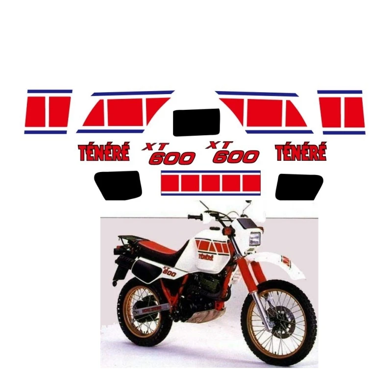 Для Yamaha XT 600 Z TENERE 1983-1984 обтекатель наклейка на корпус реплика полная автомобиль