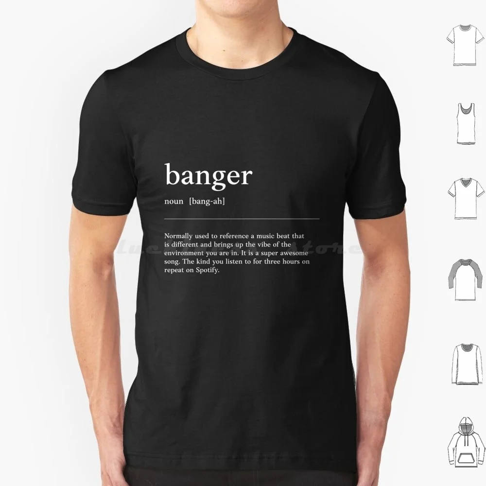 

Banger | Хорошая музыка/песня | Забавная австралийская Slang, футболка с надписью «фраза и юмор», большой размер, 100% хлопок, австралийский сланг