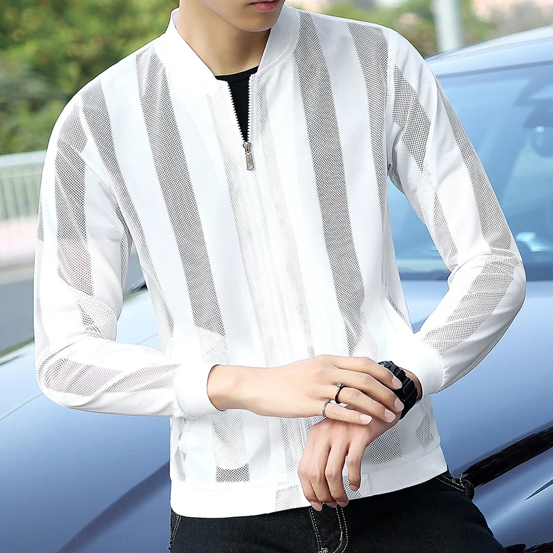 Сетчатая быстросохнущая кожаная одежда легкое дышащее быстросохнущее пальто