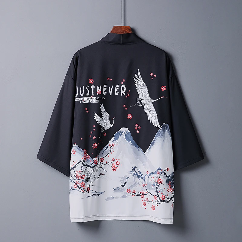 

Kimono Women Japanese Yukata Haori Women'S Kimono Japanese Style Clothes Shirt Harajuku Kimono Streetwear Japan Blouse Cosplay