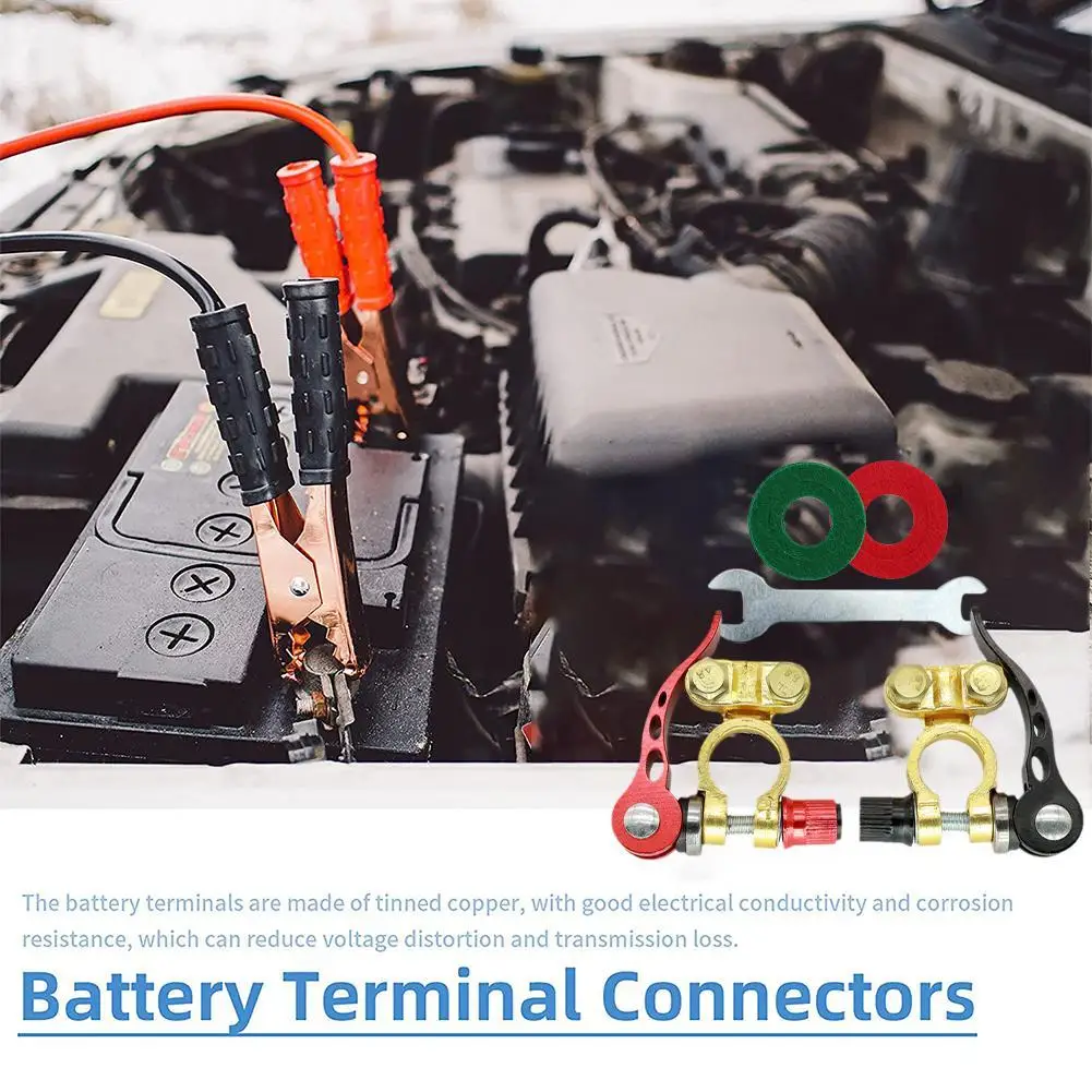 Автомобильный клеммный соединитель для аккумуляторов адаптер проводов медные
