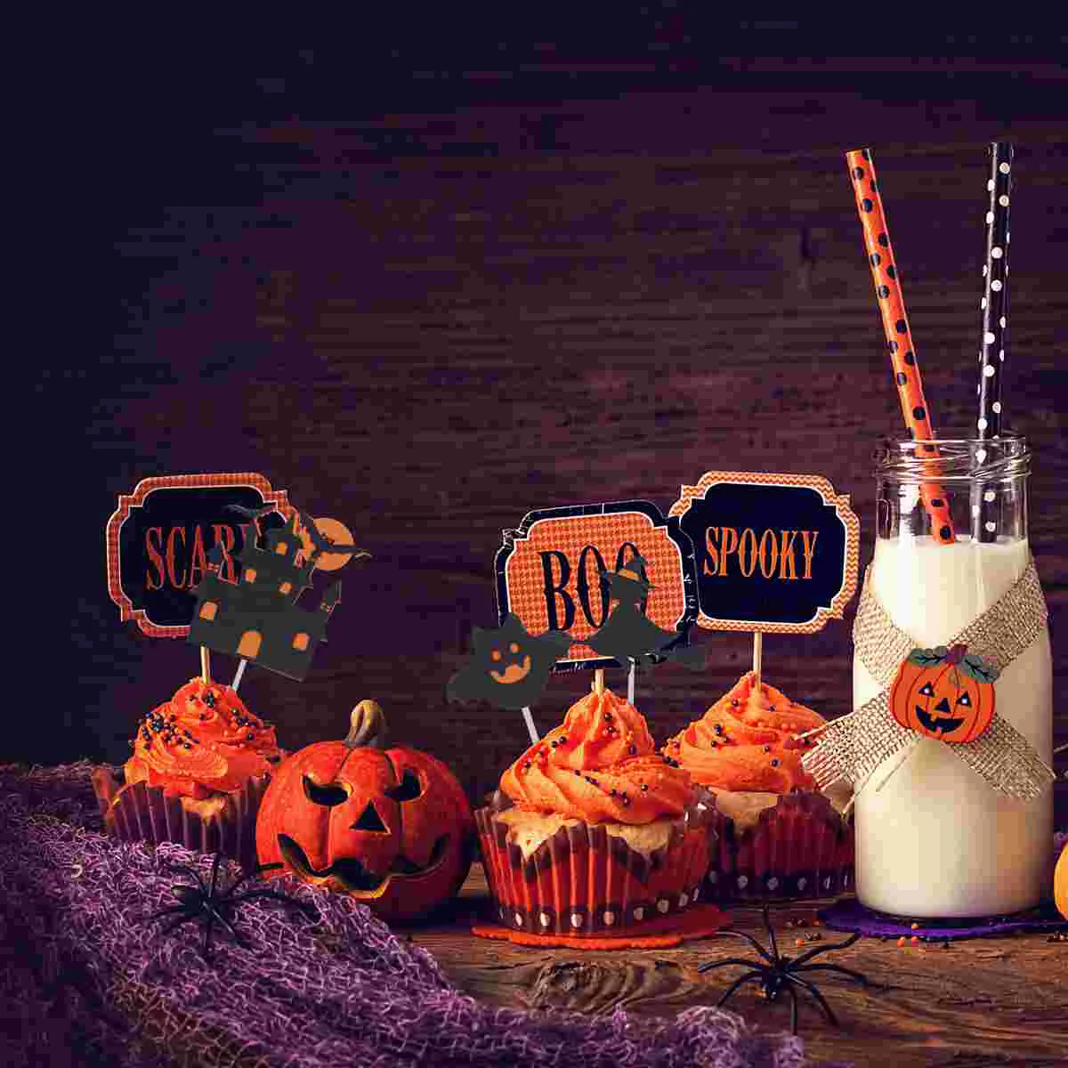 

10pcs Cupcake Topper Dessert Topper Cupcake Picks Cake Witches Cake Picks