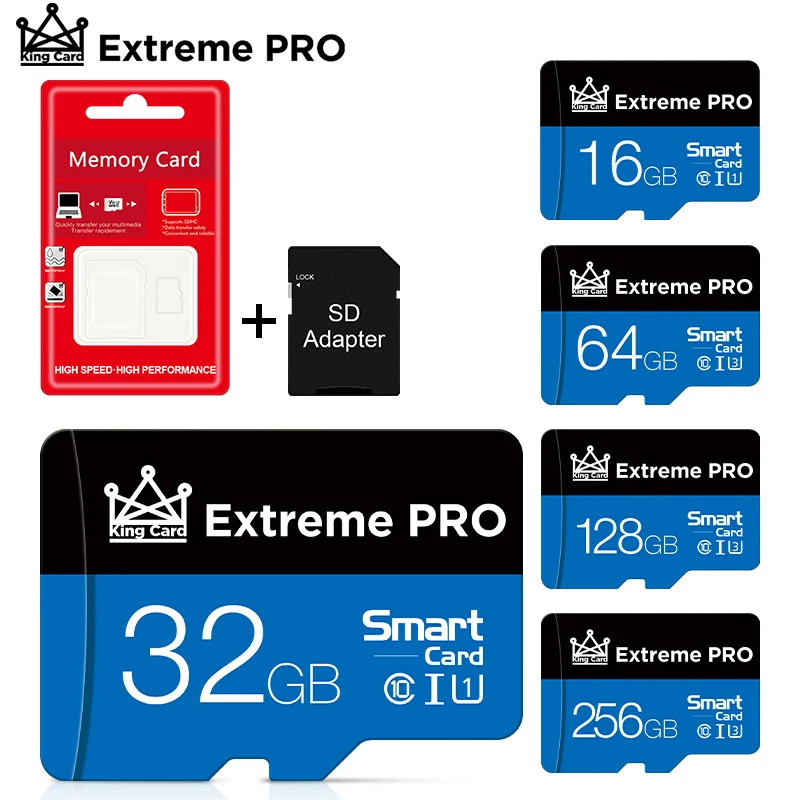 10 шт./лот Micro sd-карта 32 Гб 64 128 ГБ SDXC/SDHC класса TF флэш-карта памяти micro sd 8 оперативной