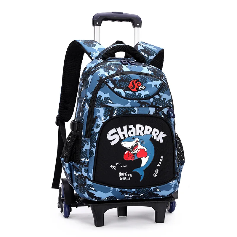 Trolley Children School Bags With Wheel Mochila Kids Backpacks Trolley Luggage For Girls Boys backpack Escolar Backbag Schoolbag