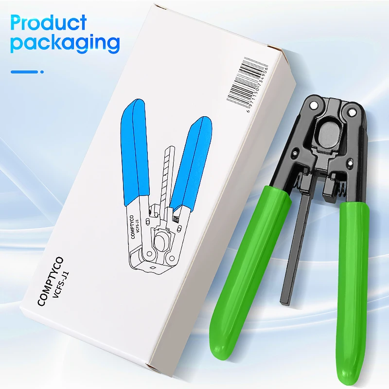 Fiber Optic Tool Kit VCFS-33 Three-port Fiber Stripper and VCFS-J1 Leather Wire Stripper FTTH Fiber Stripper Tool