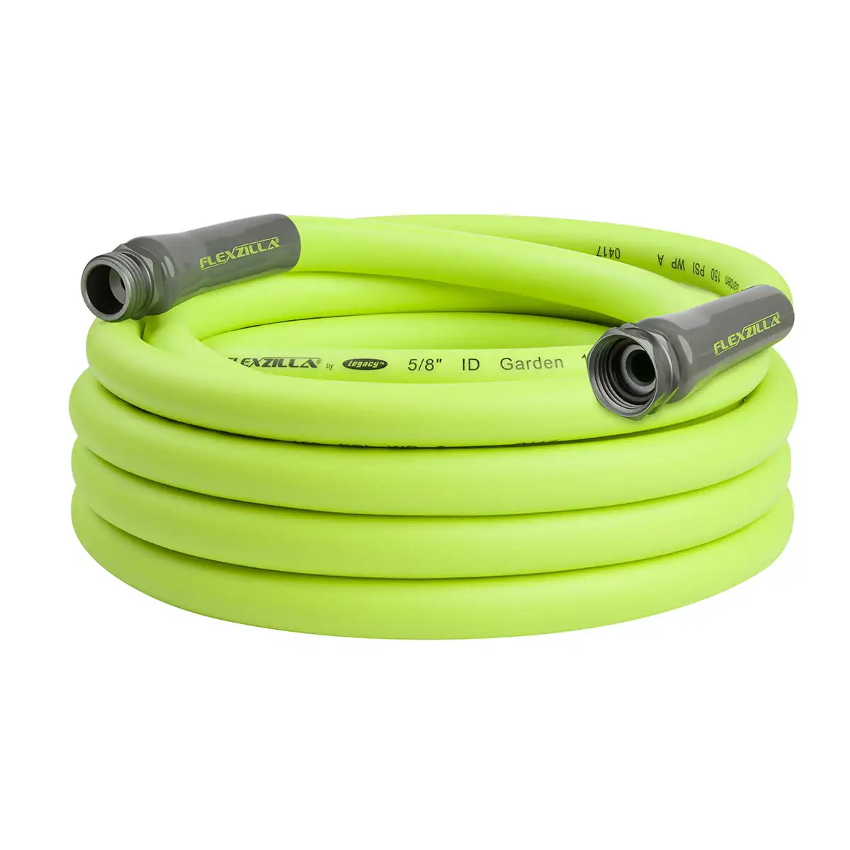 

® Garden Hose 5/8" x 25' 3/4" - 11 1/2 GHT Fittings Flexible Hybrid Polymer ZillaGreen®