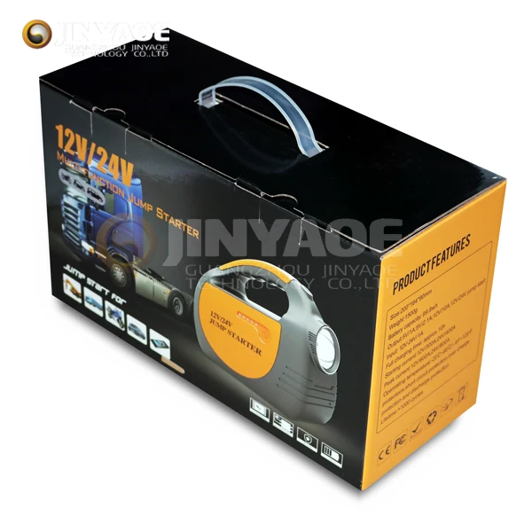 

Vehicle Jump Charger 1000A power bank 12V 24V 30000mAh Jump starter battery portable