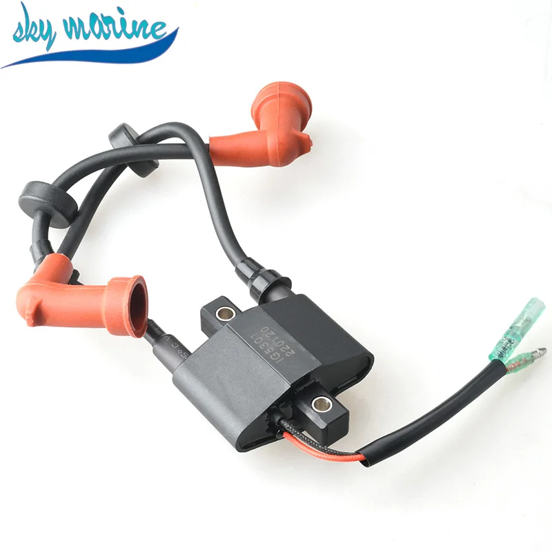 Катушка зажигания 6F5-85570 в сборе для подвесной модели YAMAHA F9.9-F25HP 9.9HP 40HP 6F5-85570-10
